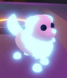 Neon Great Pyrenees in game