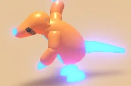 Neon Ground Sloth in game