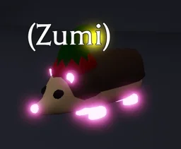 Neon Hedgehog in game