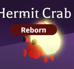 Neon Hermit Crab in game