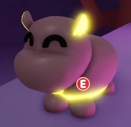 Neon Hippo in game