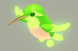 Neon Hummingbird in game