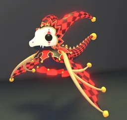 Jester Dragon Neon en el juego