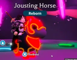 Neon Jousting Horse in game