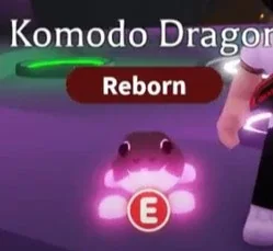 Neon Komodo Dragon in game