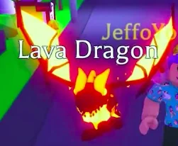 Neon Lava Dragon in game
