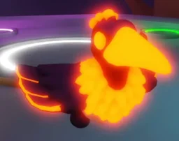 Neon Marabou Stork in game