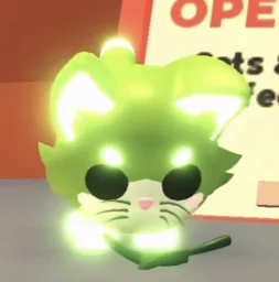 Neon Matcha Cat in game