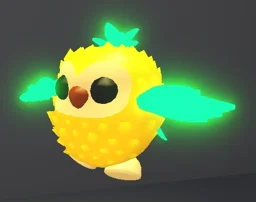 Neon Pineapple Owl in game