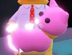 Pink Cat Neon en el juego