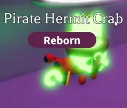 Pirate Hermit Crab Neon no jogo