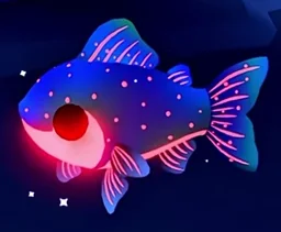 Neon Rainbow Trout in game