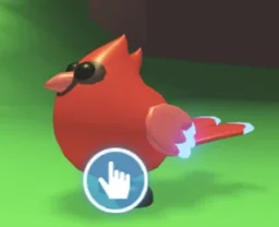 Neon Red Cardinal in game