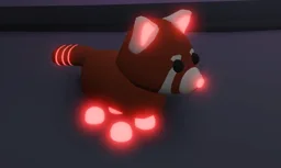 Neon Red Panda in game