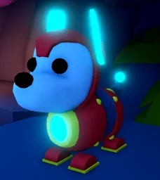 Neon Robo Dog in game