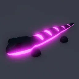 Neon Salamander in game
