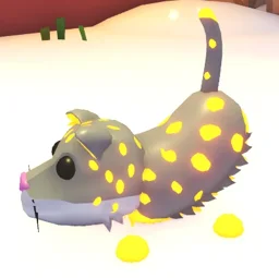 Neon Snow Leopard in game