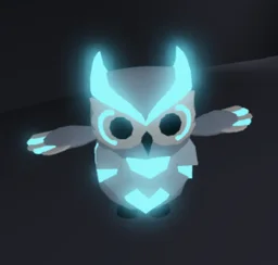 Neon Snow Owl in game