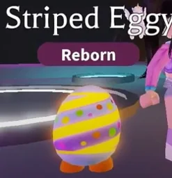 Neon Striped Eggy in game