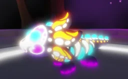 Sugar Axolotl Neon no jogo
