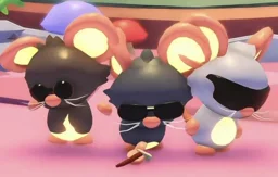 Three Blind Mice Neon en el juego