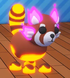 Toasty Red Panda Neon no jogo