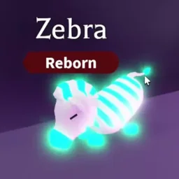 Zebra Neon no jogo