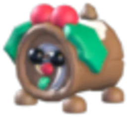 Yule Log Dog