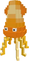 8-Bit Mr. Tentacles in Fisch