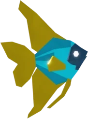 Bluegem Angelfish in Fisch