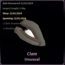 Clam in Fisch