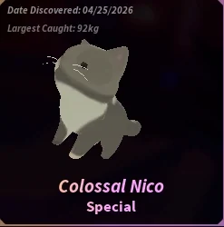 Colossal Nico in Fisch