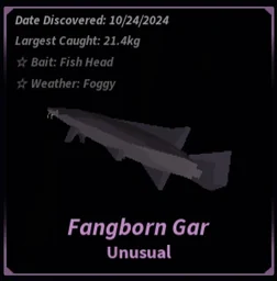 Fangborn Gar in Fisch