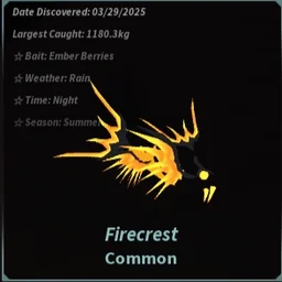 Firecrest in Fisch