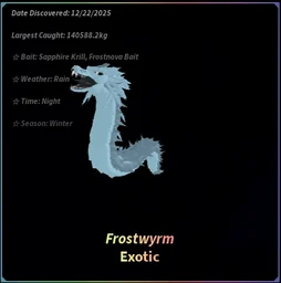 Frostwyrm in Fisch