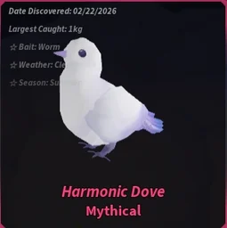 Harmonic Dove in Fisch