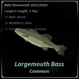 Largemouth Bass in Fisch