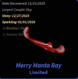 Merry Manta Ray in Fisch