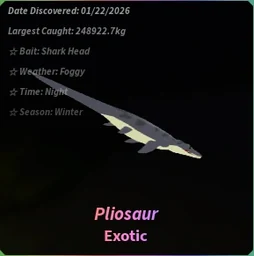 Pliosaur in Fisch