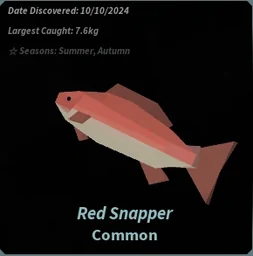 Red Snapper in Fisch