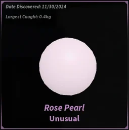 Rose Pearl in Fisch