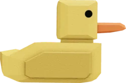 Rubber Ducky in Fisch