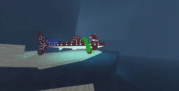 Santa Whale Shark in Fisch