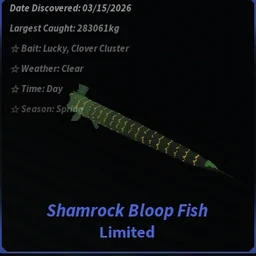 Shamrock Bloop Fish