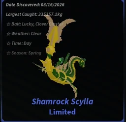 Shamrock Scylla in Fisch