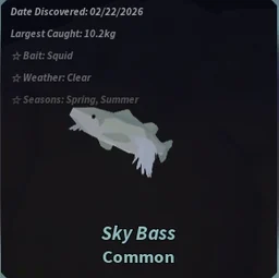 Sky Bass in Fisch