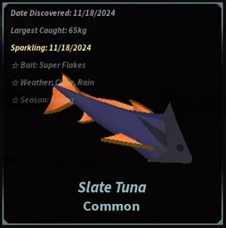 Slate Tuna in Fisch