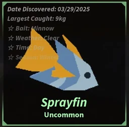 Sprayfin in Fisch