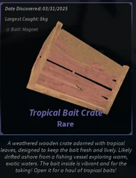 Tropical Bait Crate in Fisch