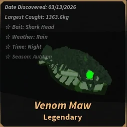 Venom Maw in Fisch
